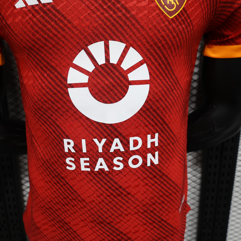 Camisa I Roma | 24/25 Modelo Jogador Adidas - Vermelha e Laranja