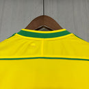 Camisa I Brasil Retrô | 1998 Nike - Amarela