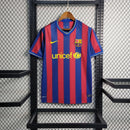 Camisa I Barcelona Retrô | 09/10 Nike - Vermelha e Azul