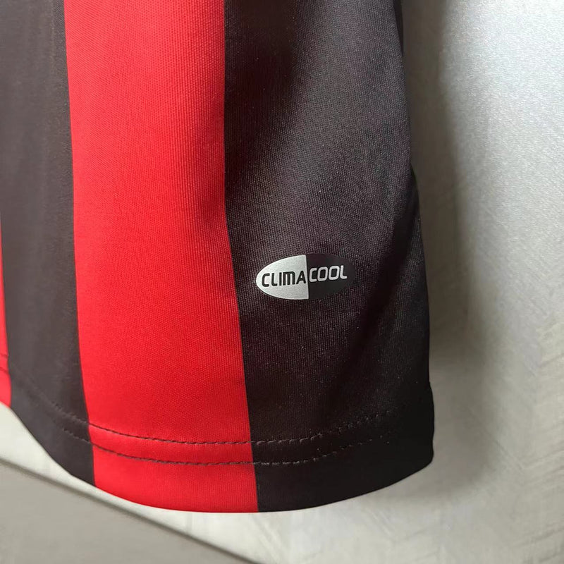 Camisa I Milan Retrô | 08/09 Adidas - Vermelha e Preta