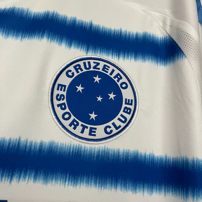 Camisa II Cruzeiro | 25/26 Torcedor Adidas - Branca e Azul (Patrocinios)