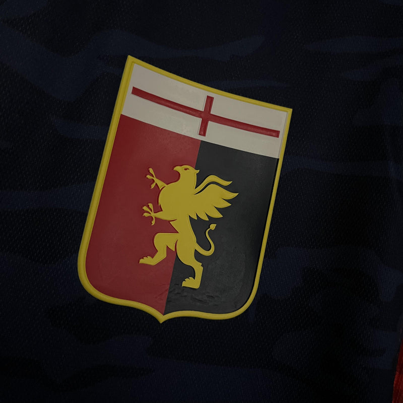 Camisa I Genoa | 23/24 Torcedor Kappa - Vermelha e Azul