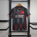 Camisa I Bayer Leverkusen | 25/26 Torcedor New Balance - Preta e Vermelha