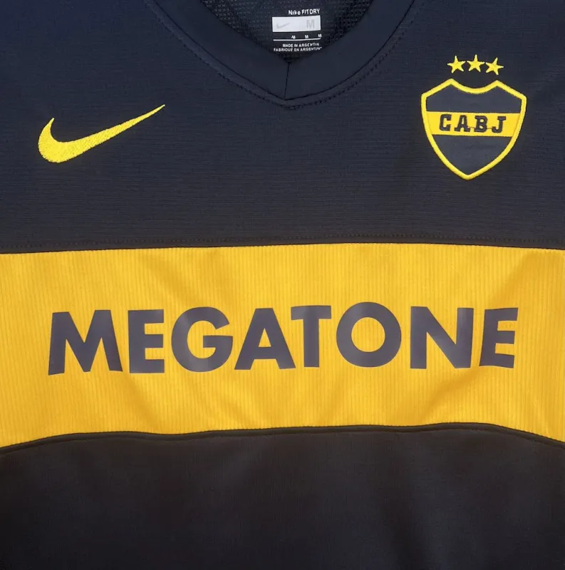 Camisa I Boca Juniors Retrô | 07/08 Nike - Azul e Amarela