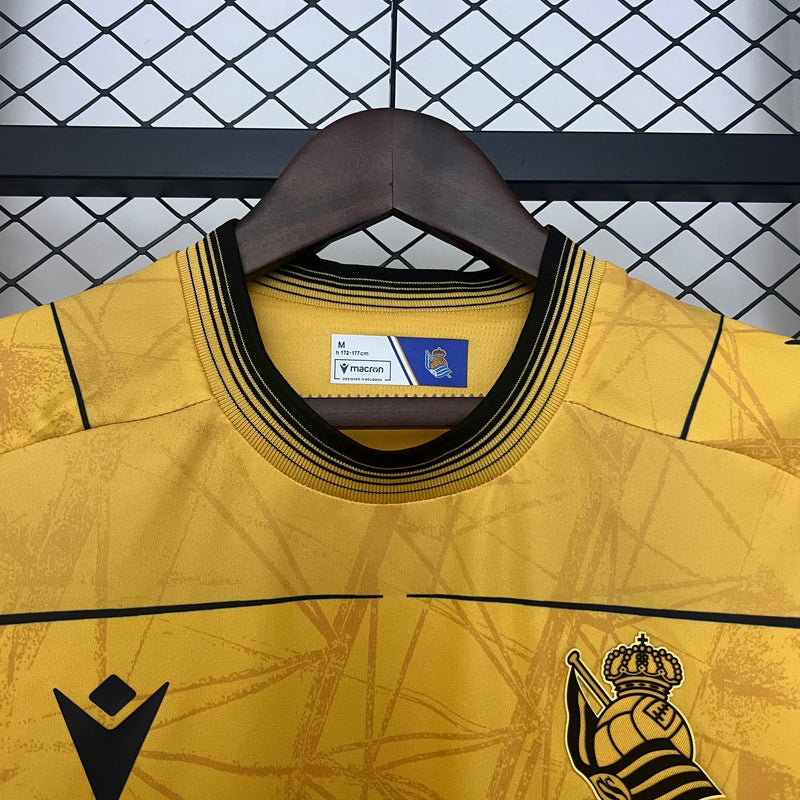 Camisa II Real Sociedad | 24/25 Torcedor Macron - Dourada