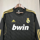 Camisa II Real Madrid Retrô | 11/12 Adidas - Preta - Manga Longa