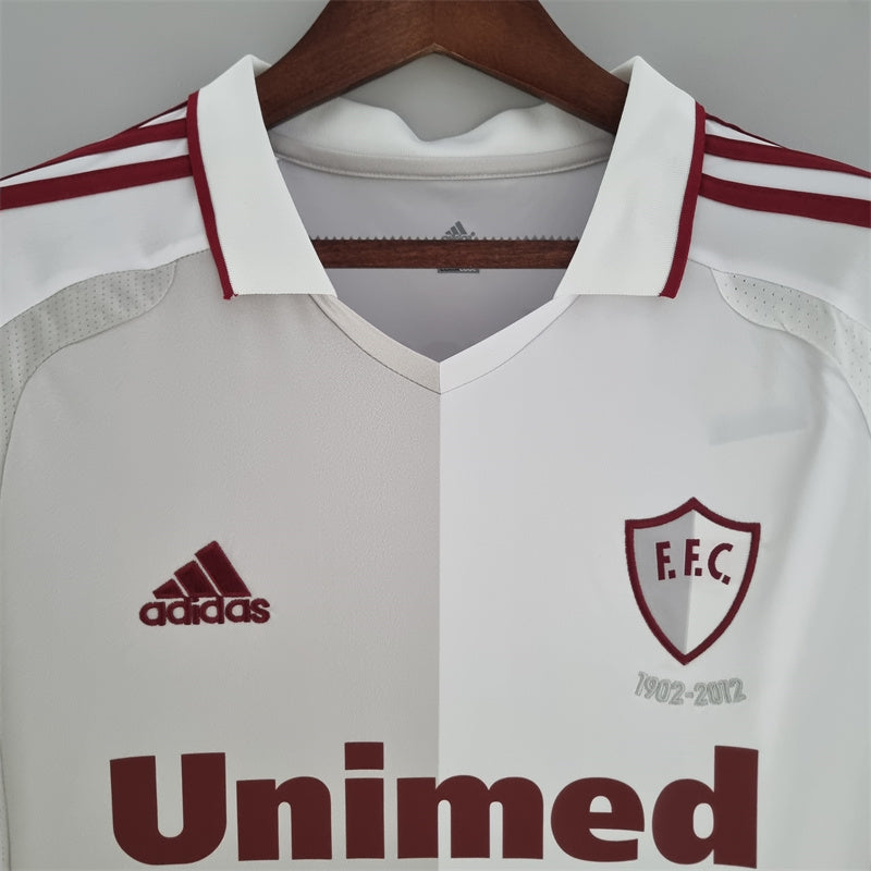 Camisa Aniversário Fluminense 110 anos Retrô | 12/13 Adidas - Branca