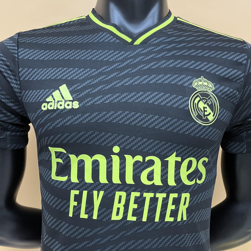 Camisa III Real Madrid | 22/23 Modelo Jogador Adidas - Preta