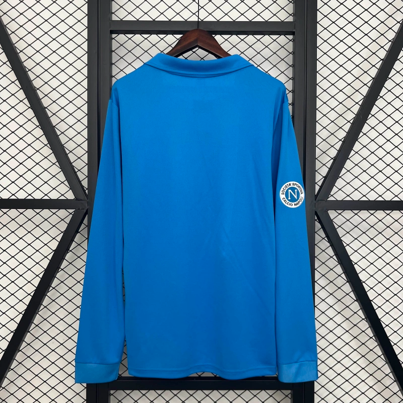 Camisa I Napoli Retrô | 87/88 Ennerre - Azul - Manga Longa