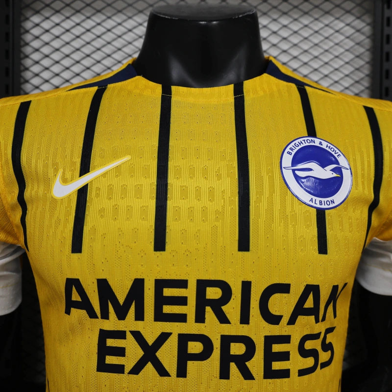 Camisa II Brighton | 24/25 Modelo Jogador Nike - Amarela e Preta