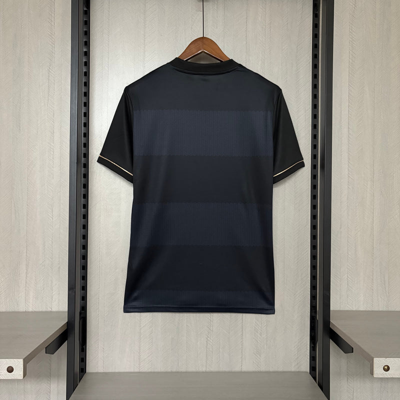 Camisa Flamengo Volta Zico | 25/26 Torcedor Braziline - Preta