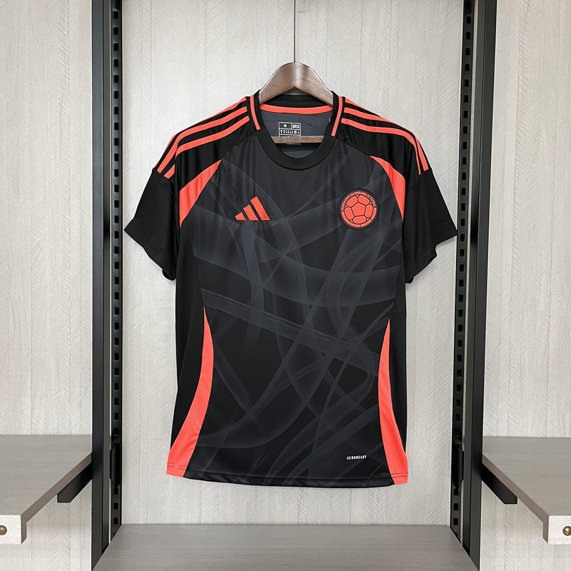 Camisa II Colômbia | 24/25 Torcedor Adidas - Preta e Laranja
