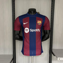 Camisa I Barcelona | 23/24 Modelo Jogador Nike - Vermelha e Azul