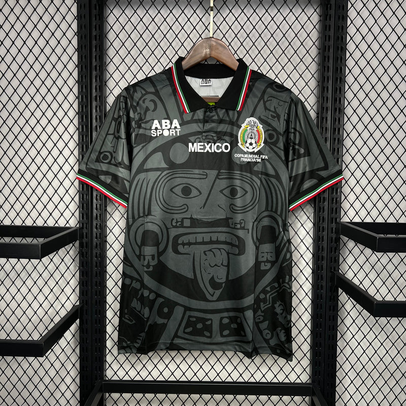 Camisa III México Retrô | 1998 ABA Sport - Preta