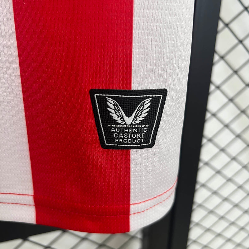 Camisa I Athletic Bilbao | 25/26 Torcedor Castore - Vermelha e Branca