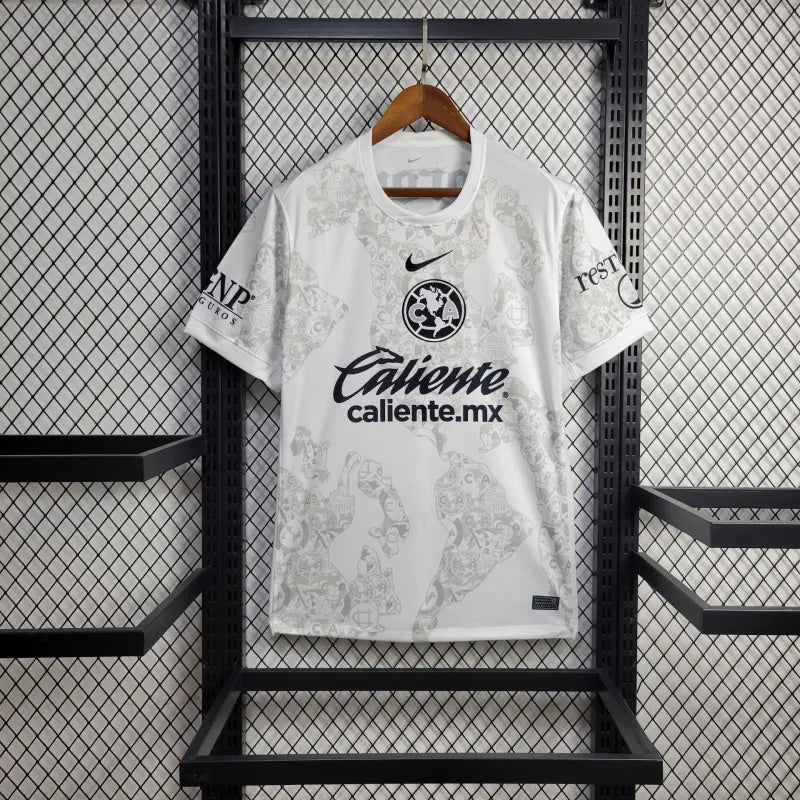 Camisa Goleiro América do México | 24/25 Torcedor Nike - Branca e Cinza