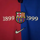 Camisa I Centenário Barcelona Retrô | 1999 Nike - Vermelha e Azul