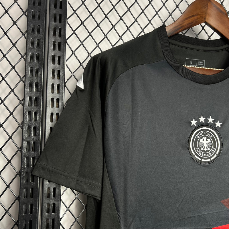 Camisa Pré Jogo Alemanha | 2024 Torcedor Adidas - Preta