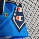 Camisa Goleiro Parma Retrô | 99/00 Champion - Azul e Branca