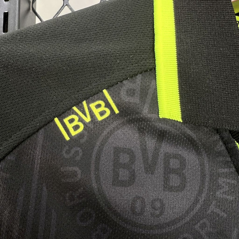 Camisa II Borussia Dortmund Retrô | 96/97 Nike - Preta e Amarela