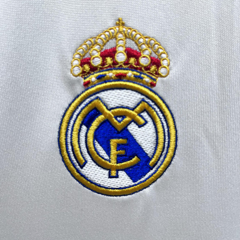 Camisa I Real Madrid Retrô | 03/04 Torcedor Adidas - Branca