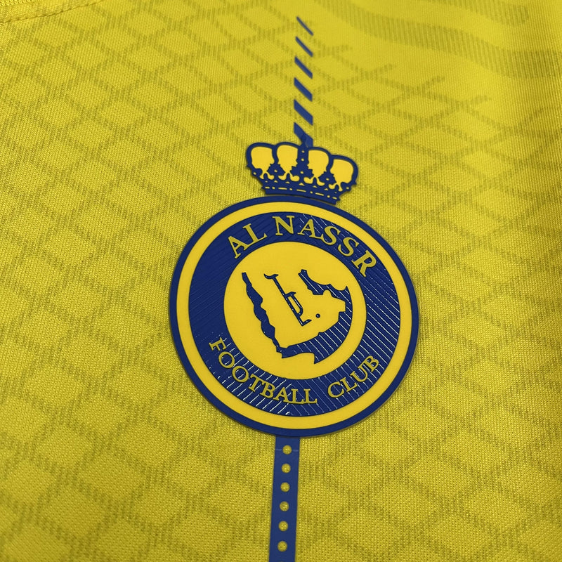 Camisa I Al-Nassr | 23/24 Torcedor Nike - Amarela - CR7