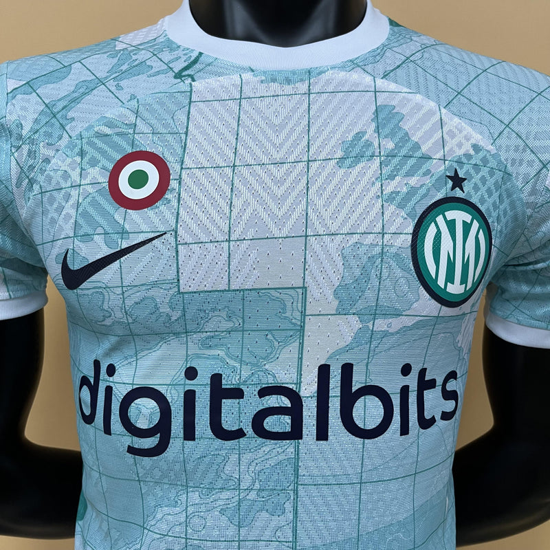 Camisa II Inter de Milão | 22/23 Modelo Jogador Nike - Branca e Verde