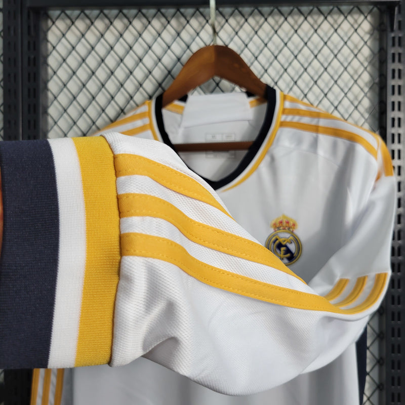 Camisa I Real Madrid | 23/24 Torcedor Adidas - Branca - Manga Longa