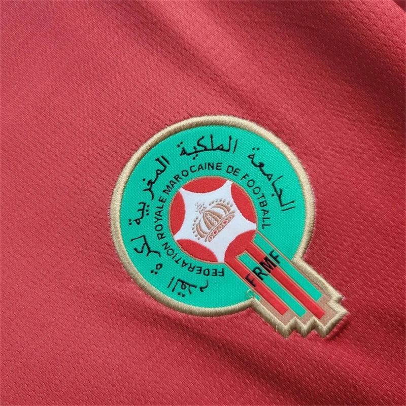 Camisa Pré Jogo Marrocos | 24/25 Torcedor Puma - Vermelha e Verde