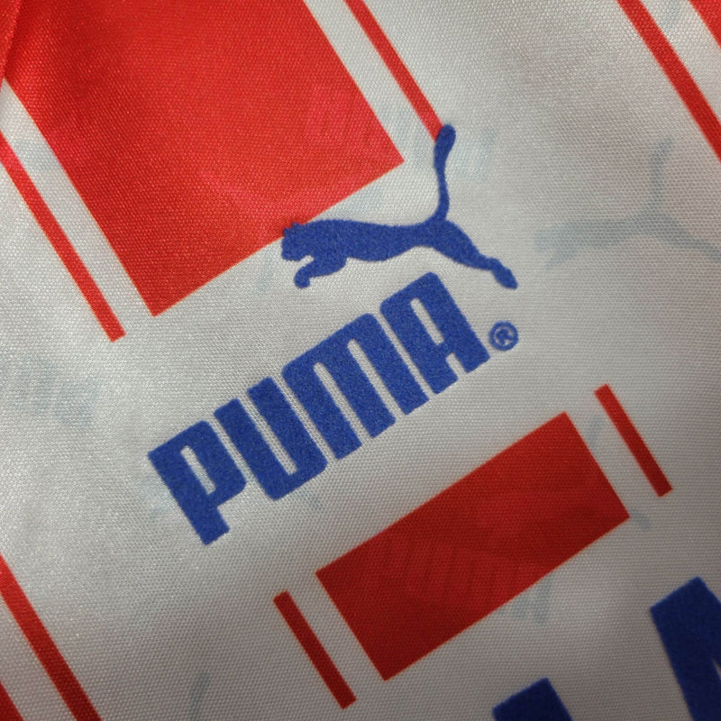 Camisa I Atlético de Madrid Retrô | 95/96 Puma - Vermelha e Branca