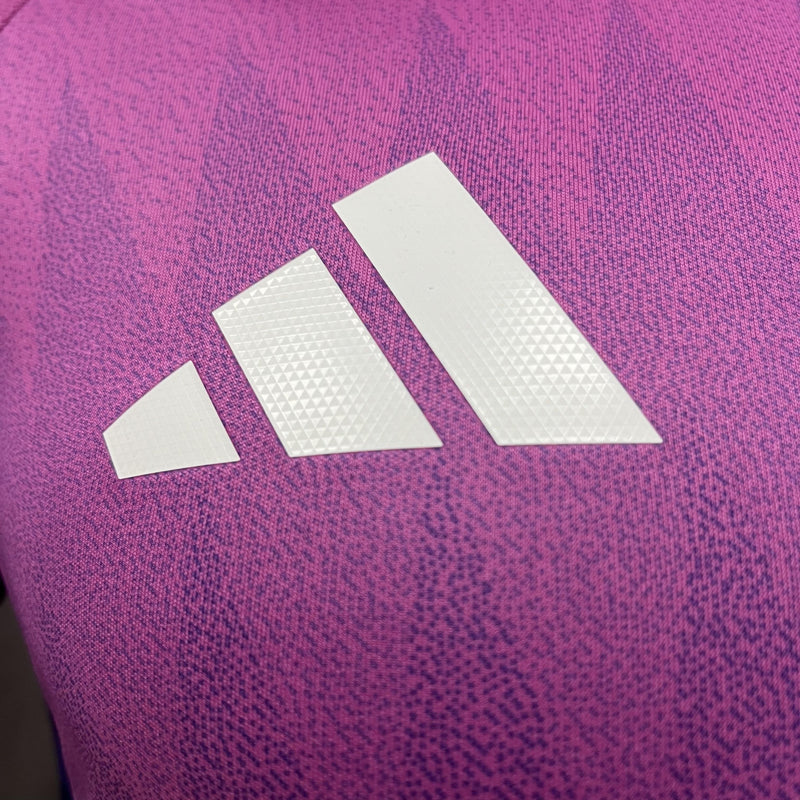 Camisa II Alemanha | 24/25  Modelo Jogador Adidas - Rosa e Roxo