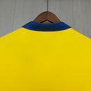 Camisa I Cadiz Retrô | 91/92 Elements - Amarela e Azul