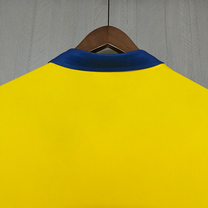 Camisa I Cadiz Retrô | 91/92 Elements - Amarela e Azul