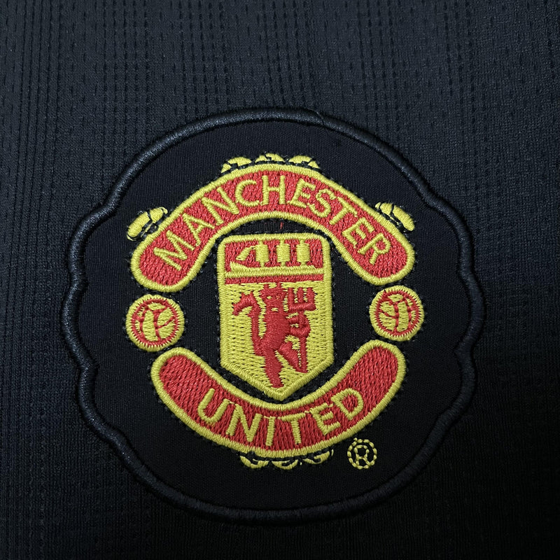 Camisa III Manchester United Retrô | 07/08 Nike - Preta