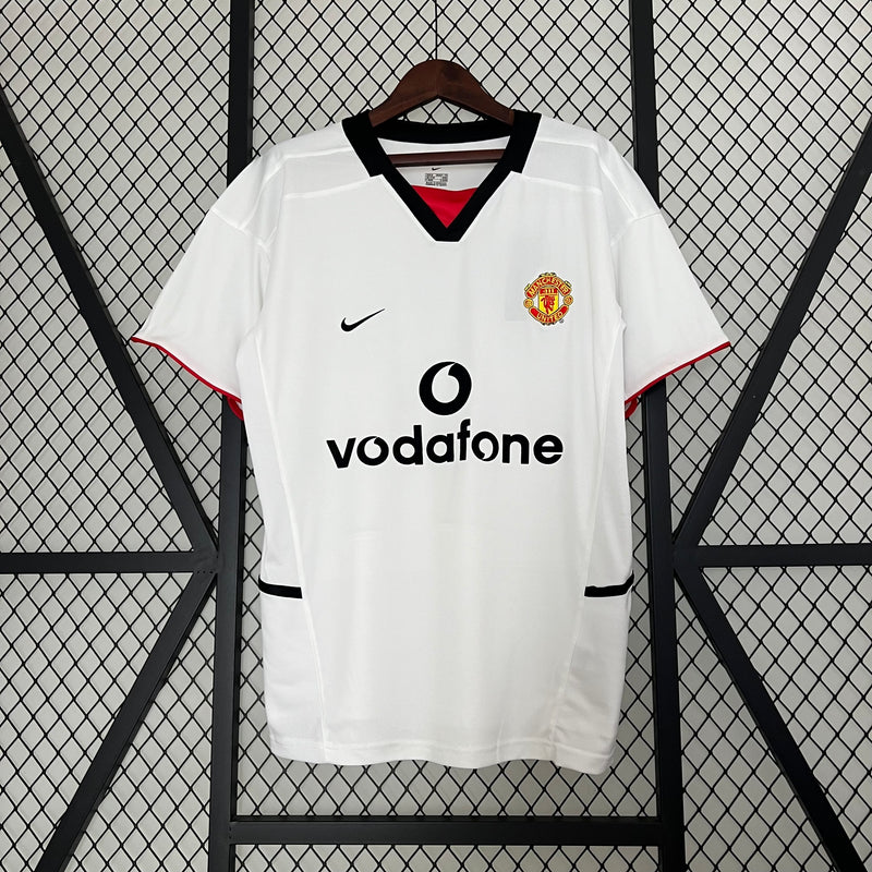 Camisa II Manchester United Retrô | 02/03 Nike - Branca
