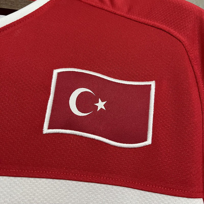 Camisa I Turquia Retrô  | 2008 Torcedor Nike - Vermelha e Branca