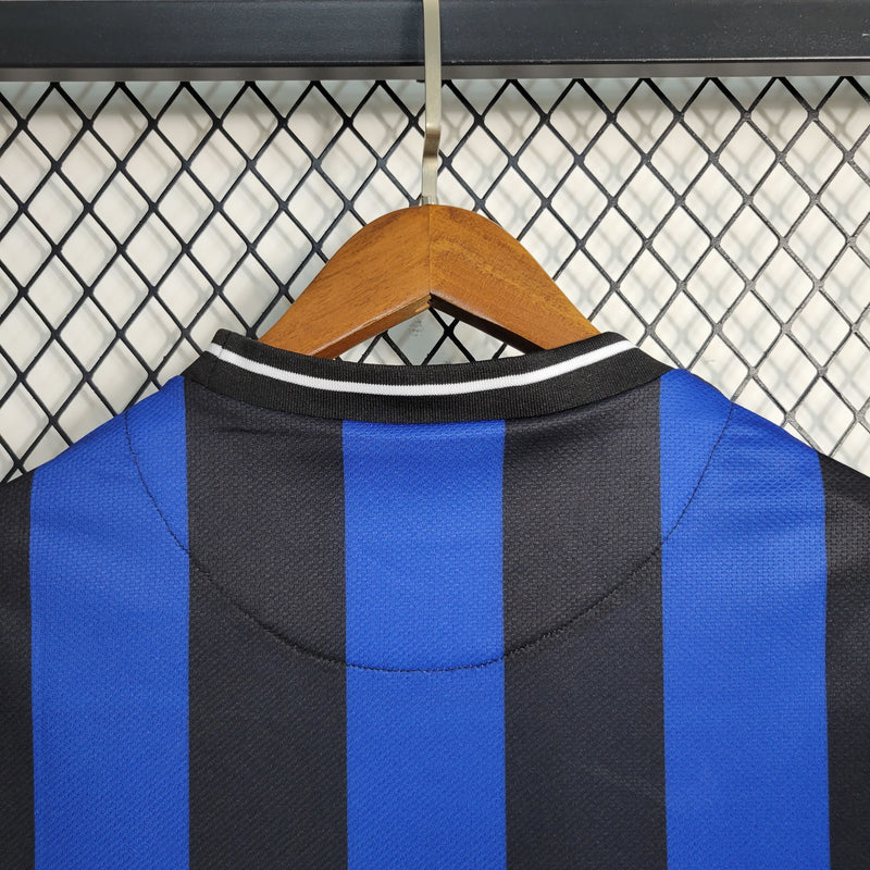 Camisa I Inter de Milão Retrô | 09/10 Nike - Azul e Preta