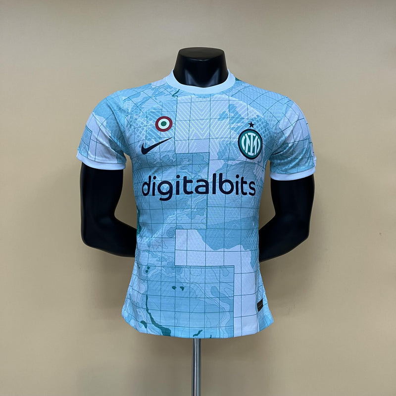 Camisa II Inter de Milão | 22/23 Modelo Jogador Nike - Branca e Verde