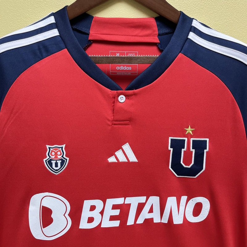 Camisa II Universidad de Chile | 23/24 Torcedor Adidas - Vermelha e Azul