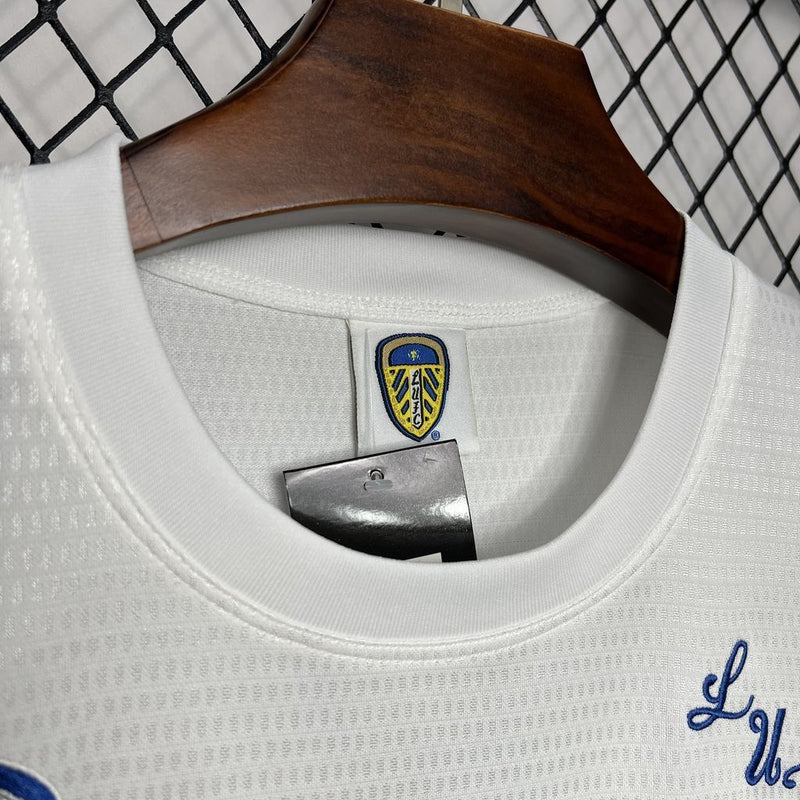 Camisa I Leeds United Retrô | 95/96 Asics - Branca