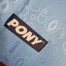 Camisa II West Ham Retrô | 95/97 Pony - Azul e Vermelha - Manga Longa