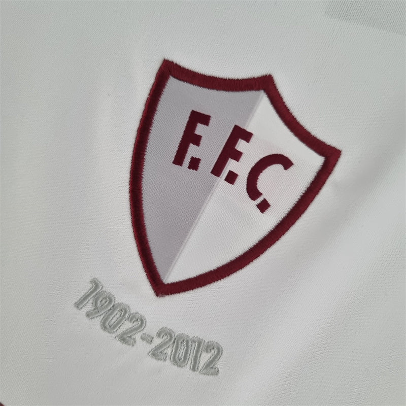 Camisa Aniversário Fluminense 110 anos Retrô | 12/13 Adidas - Branca