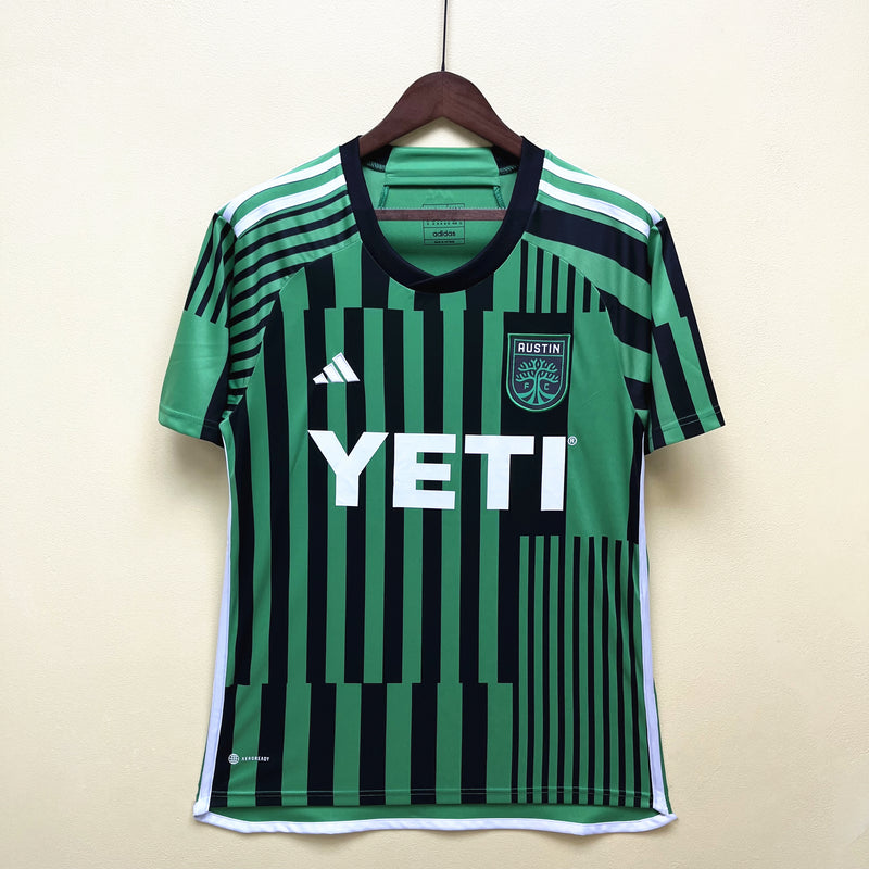 Camisa I Austin FC | 23/24 Torcedor Adidas - Verde e Preta