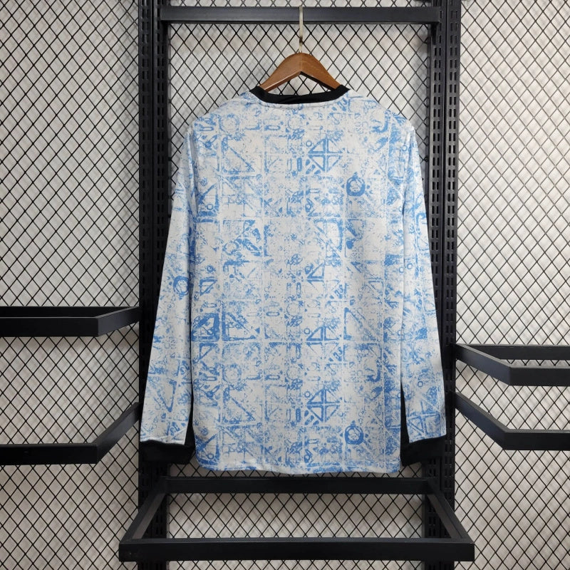 Camisa II Portugal | 2024 Torcedor Nike - Azul Branca e Preta - Manga Longa