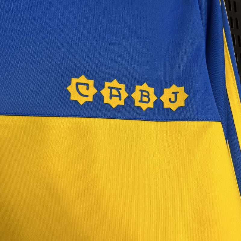 Camisa I Boca Juniors Retrô | 1981 - Azul e Amarela - Manga Longa