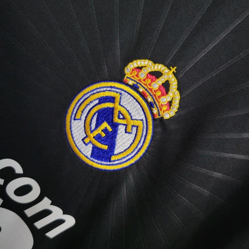 Camisa II Real Madrid Retrô | 10/11 Adidas - Preta - Manga Longa