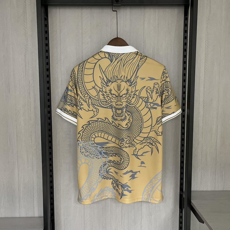 Camisa Chinese Dragon Real Madrid | 23/24 Torcedor Adidas - Dourada