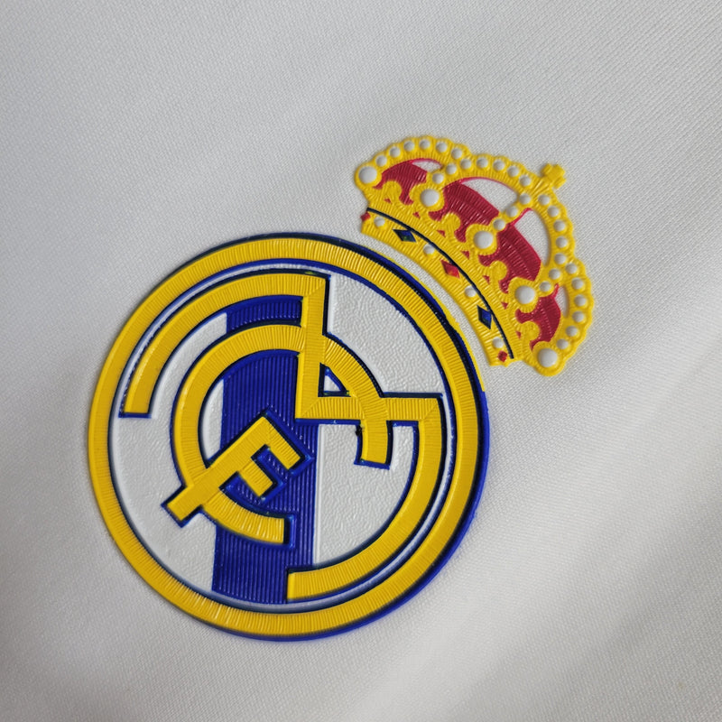 Camisa I Real Madrid Retrô | 11/12 Adidas - Branca - Manga Longa