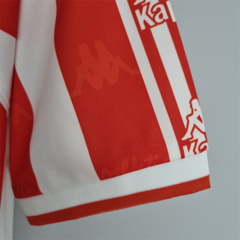 Camisa I Athletic Bilbao Retrô | 95/97 Kappa - Vermelha e Branca