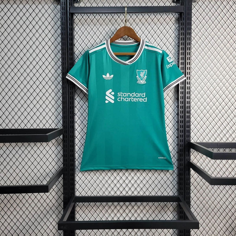 Camisa III Liverpool | 25/26 Torcedor Adidas - Verde - Feminina